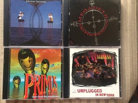 Cds Rock Ingles Nirvana Primus Megadeth Dream Thea