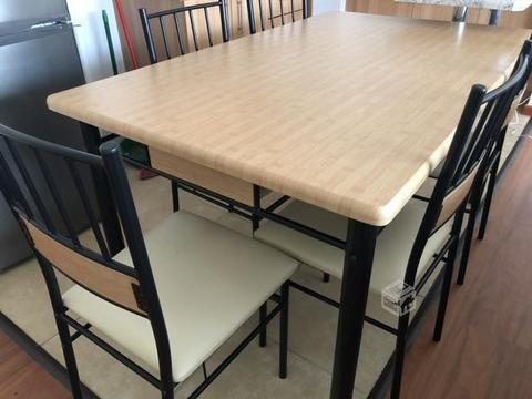 Mesa comedor 6 sillas