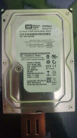 Disco duro 250gb western digital