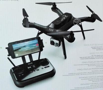 Dron solo 3dr, go-pro, sin uso con todos sus acces