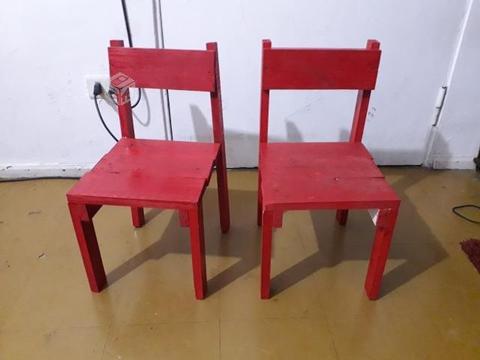 2 sillas niños