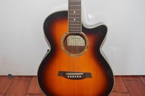 Guitarra Electro Acústica IBANEZ AEG10E-VS-12-01