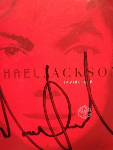 CD autografiado Michael Jackson