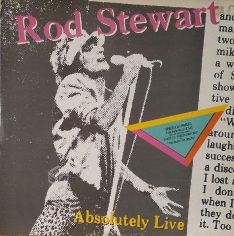 LP DOBLE Rod Stewart - Absolutely Live NM