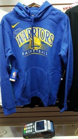 Polerón NBA Nike Original Warriors azul talla M