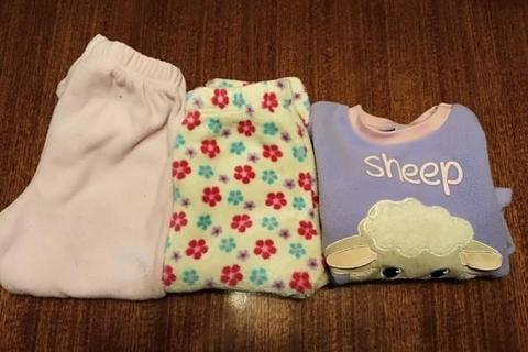 Pijamas polar bebé niña T2 y T3 ropa