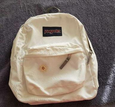 Mochila Jansport blanca