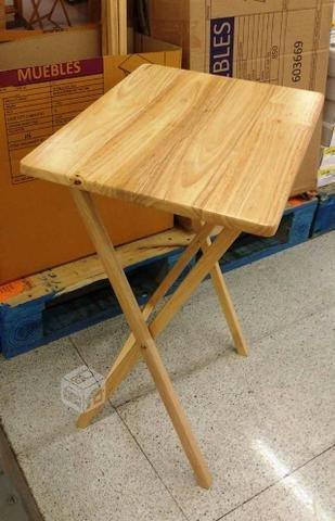 Mesas plegables madera nuevas