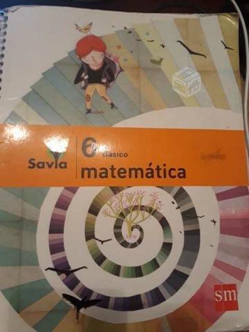 6 básico matemática EDITORIAL SM proyecto Savia