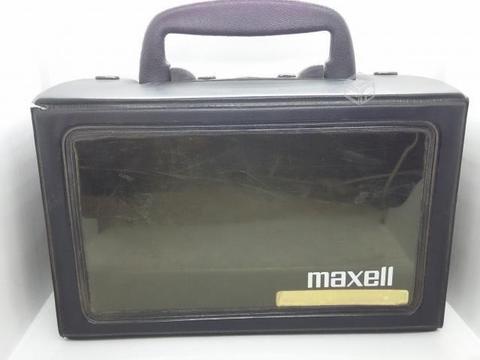 Caja maletin Para Guardar Cassettes Maxell