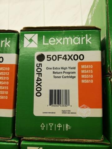 Tóner Lexmark 50F4X00 sellados originales