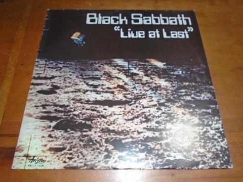 Vinilo Black Sabbath Live At Last 1981