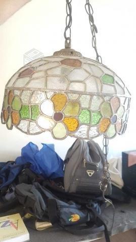 Lámpara Colgante de vitral original