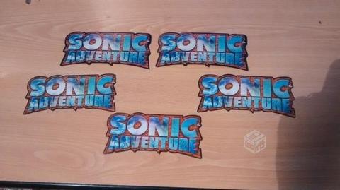 Insertos y Stickers Juguetes Sonic y Street Fighte