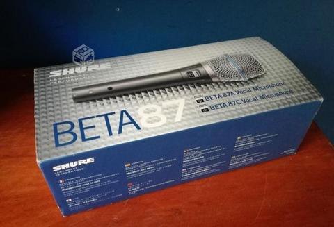Microfono Condensador Shure Beta 87a Supercardioid