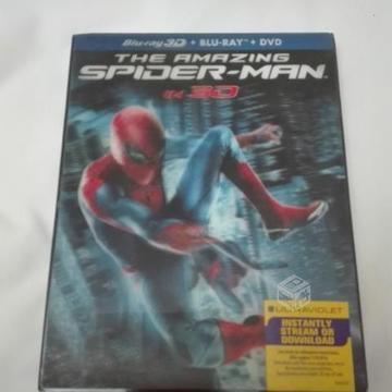 The Amazing Spider Man 3d +blu-ray+dvd Original