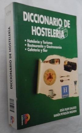 Diccionario de hostelería- f. gallego- paraninfo