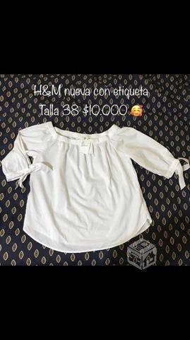 Blusa blanca H&M