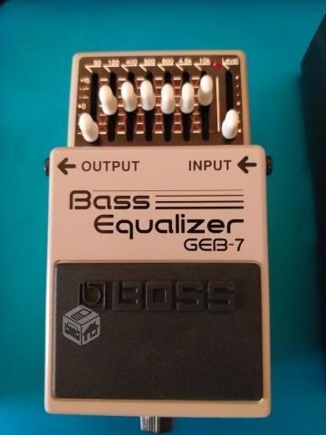 Equalizador de Bajo Boss GEB-7 nuevo