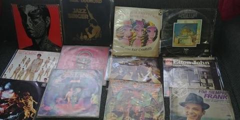 Lote de 100 discos LP rock y pop