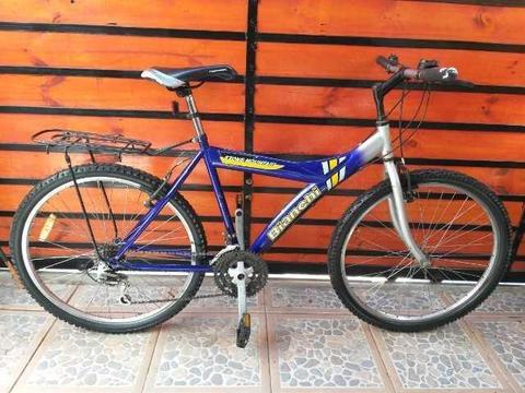 Bicicleta bianchi azul aro 26