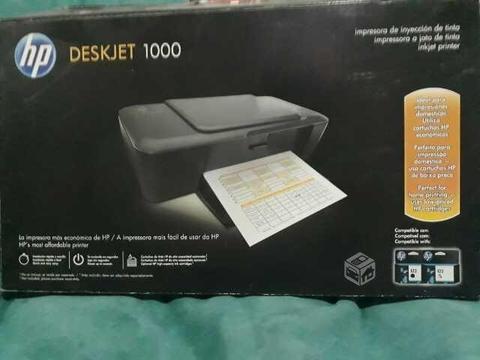 Impresora HP Deskjet 1000 sin uso