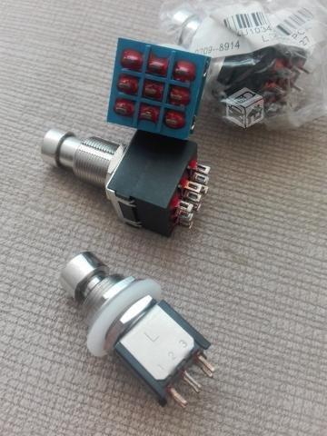 Switch 3 PDT - Nuevo - Para pedales guitarra