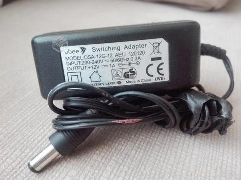 Adaptador Transformador Ubee 12v 1a