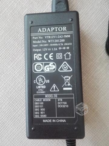 Transformador 12v A 1.2a - Adaptador