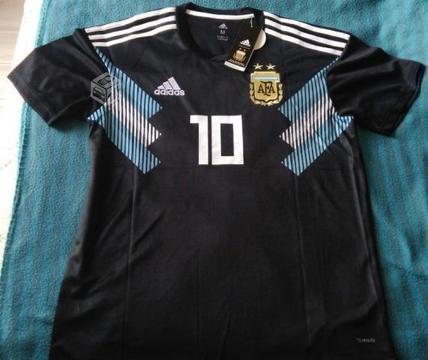 Camiseta Selección Argentina Modelo Suplente negra