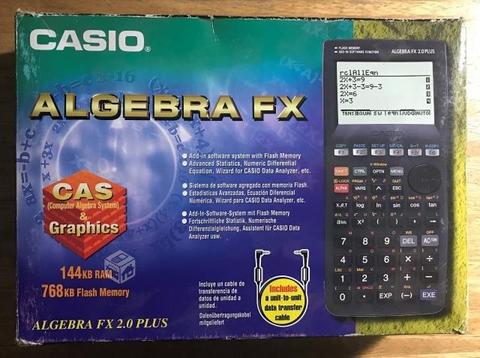 Calculadora casio algebra fx 2.0 plus