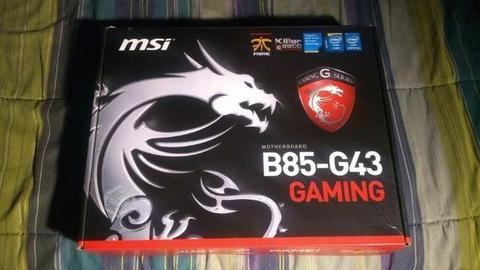 Placa Madre B85-G43 Gaming (1150) Muy Poco Uso