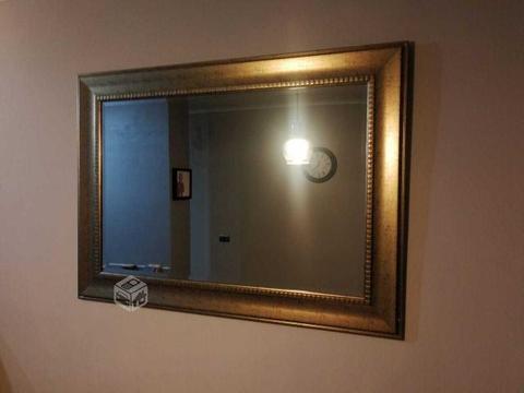 Espejo Muro 108x78 cm Dorado