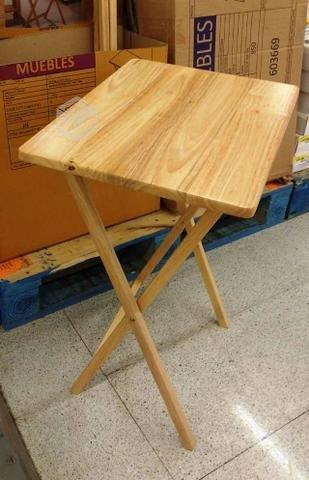 Mesas plegables madera nuevas
