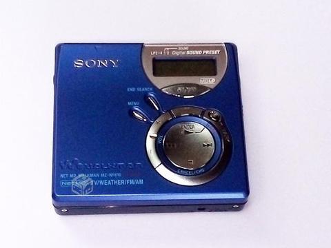 MiniDisc Walkman Sony (óptimo) con funda brazo