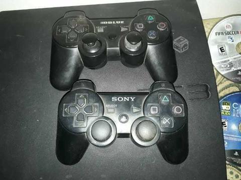 Play station 3 con todo lo que se ve