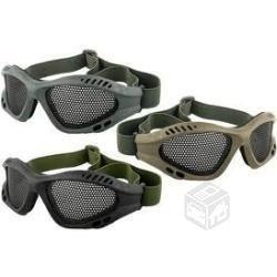 Gafas De Seguridad Airsoft Rejilla Metalica