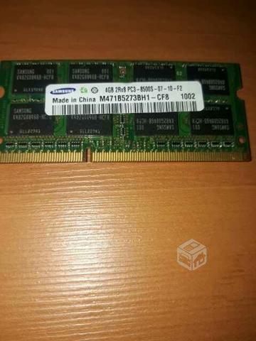 Memoria Ram 4gb 2rx8 Pc3 8500s