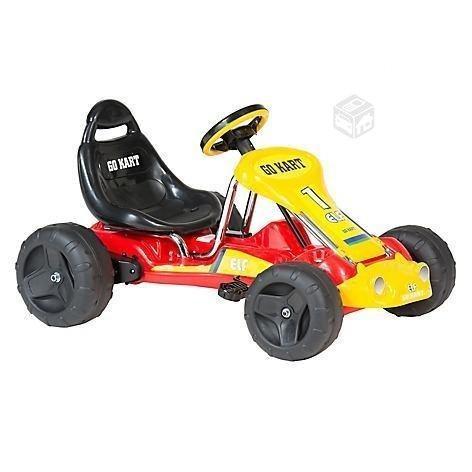 Carro A Pedal Go Kart Children On Car I Rojo