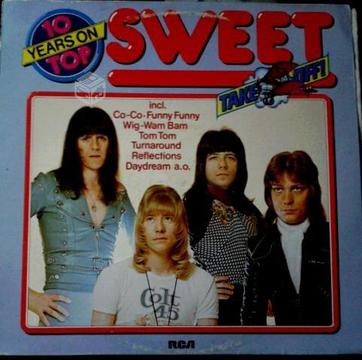 Vinilo - the sweet - 10 years on top