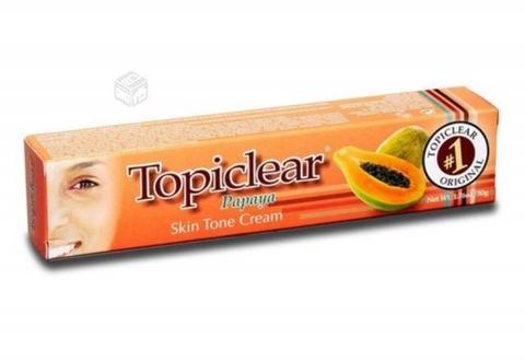 Topiclear Papaya Crema Para Aclarar La Piel 1.76 O