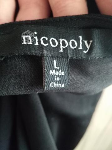 Vestido negro Nicopoly