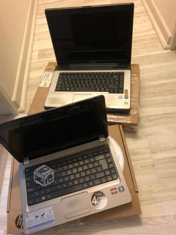 Computadores Toshiba y HP