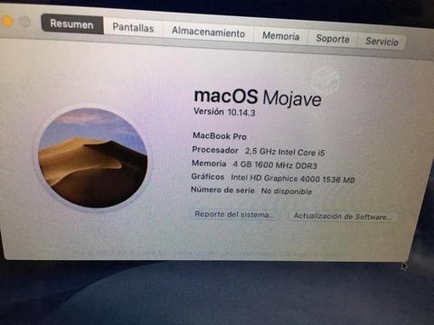 MacBook Pro 13 A1278 2012