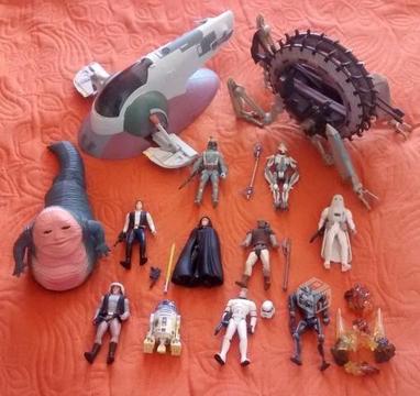 Star Wars: 11 Figuras más 2 Naves de Hasbro (Pack)