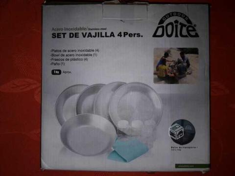 Set de vajillas DOITE para 4 personas