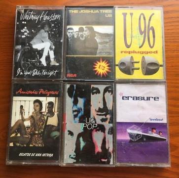 Lote de cassettes usados