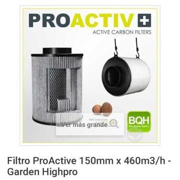 ProActiv Premium Active Carbón Filter 150x460m3/h