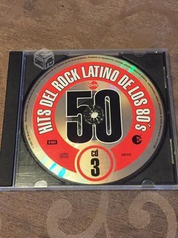 Cd Hits del Rock Latino de los 80 ( Solo cd 3)