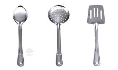 Set accesorios acero inox cocina